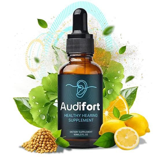 Audifort product bottle clean shot
